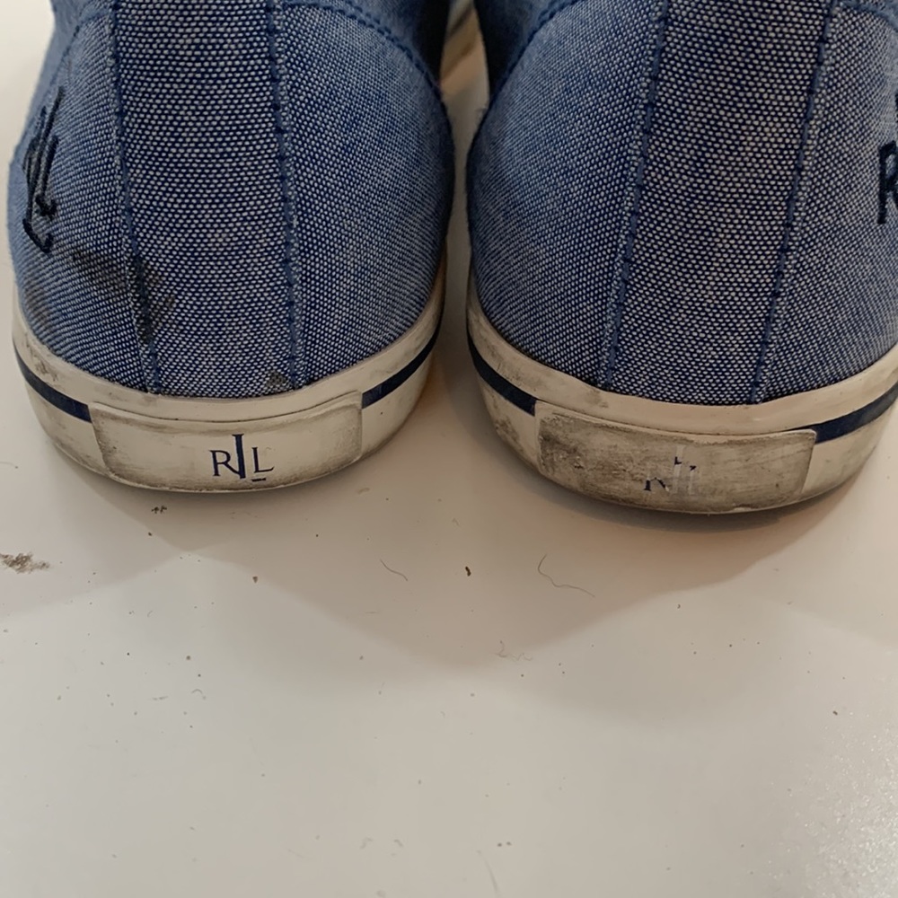 Lauren Ralph Lauren Janis Denim Slip On Sneakers - Picture 5 of 8